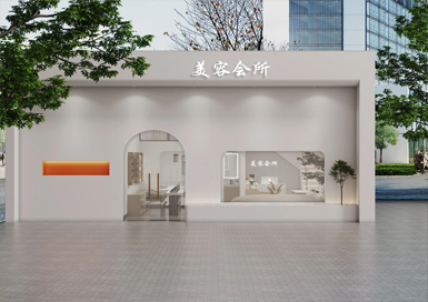 北歐風(fēng)美容會所裝修設(shè)計(jì)案例效果圖